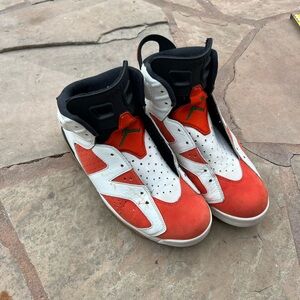 Nike Air Jordan 6 VI Retro Gatorade Size 10.5 Sneakers Shoes Orange 384664-145